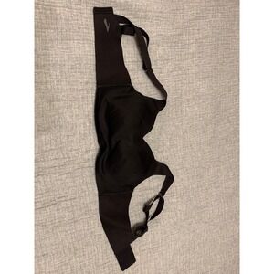 Brooks Dare Racerback Sports Bra Black 34C Fit Support Workout